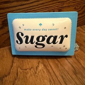 New  - Kate Spade: Coffee Break 3D Sugar Packet Small Card Holder